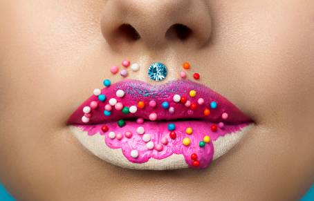 Фейс-арт на губах